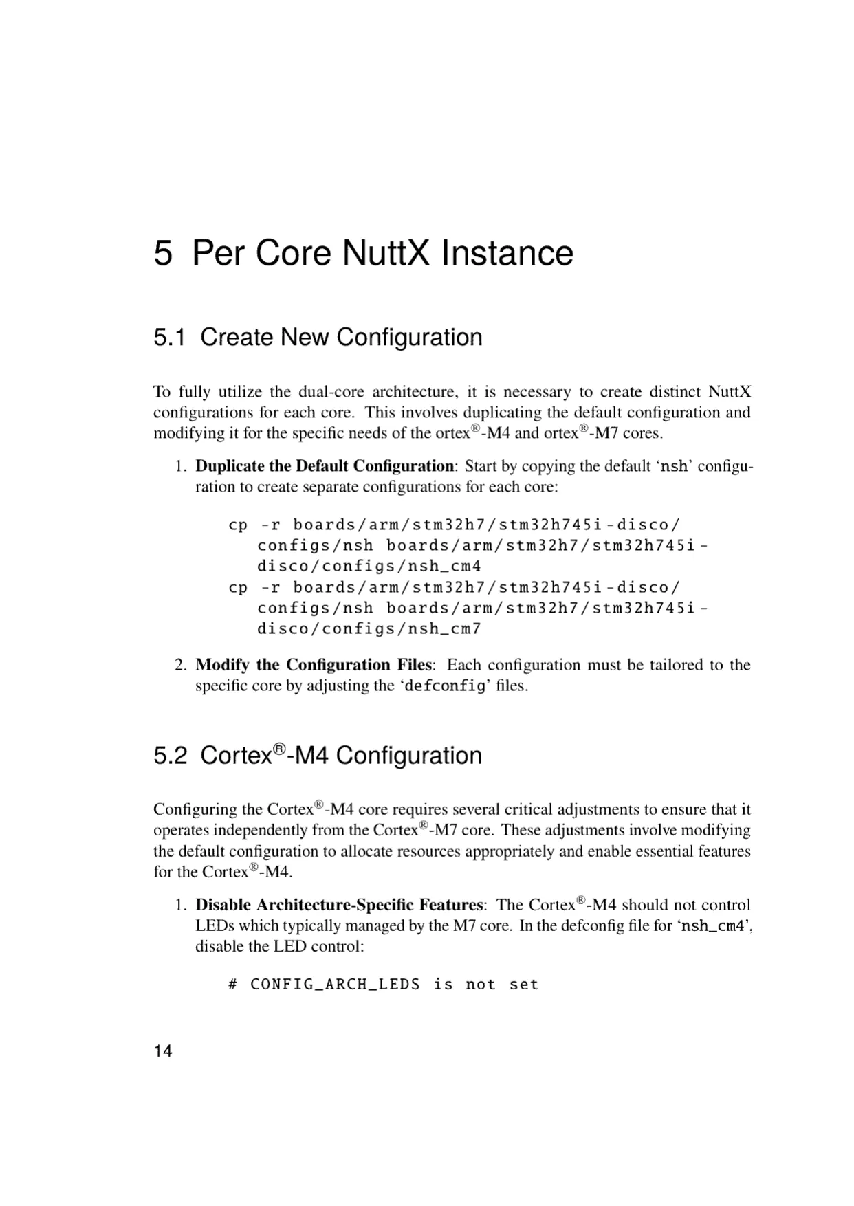 NuttX on the dual-core STM32H745I-DISCO, page 15 of 48