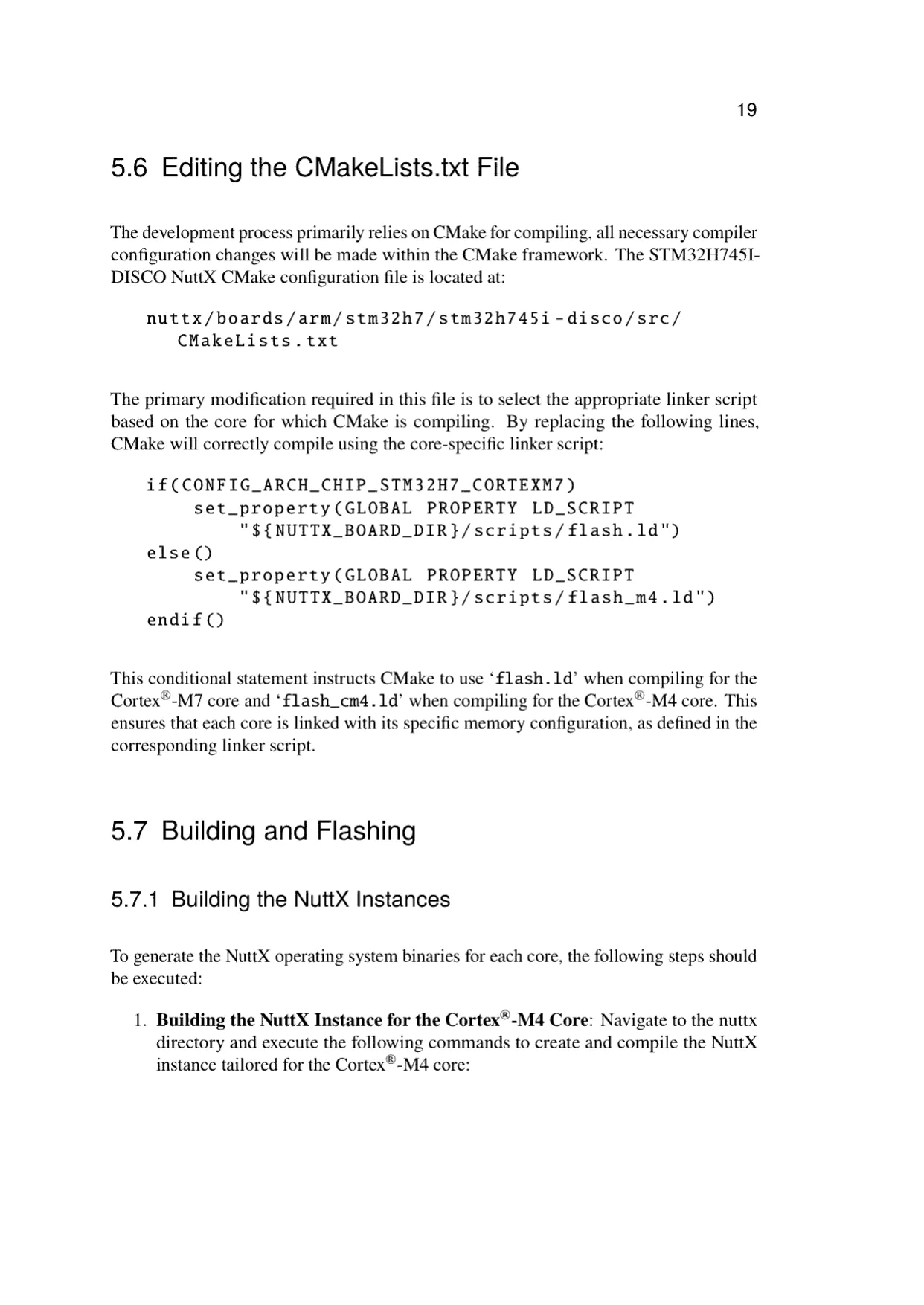 NuttX on the dual-core STM32H745I-DISCO, page 20 of 48